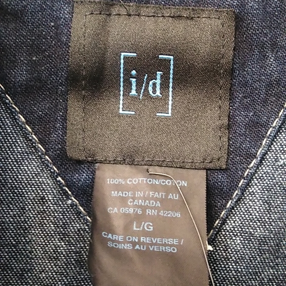 I/D ABC-TV Jean Jacket, Blue, L, NWT - Picture 3 of 10